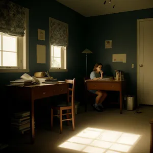 Modern luxury restaurant interior design with wooden furniture.