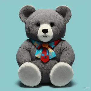 Fluffy Teddy Bear: A Cute Childhood Plaything
