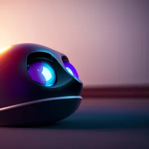 Shiny Button: Modern Digital Mouse Icon
