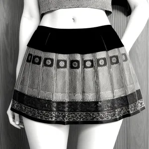 Stylish Tartan Miniskirt: Beauty in Motion