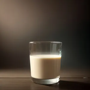 Frothy Eggnog Punch in Glass