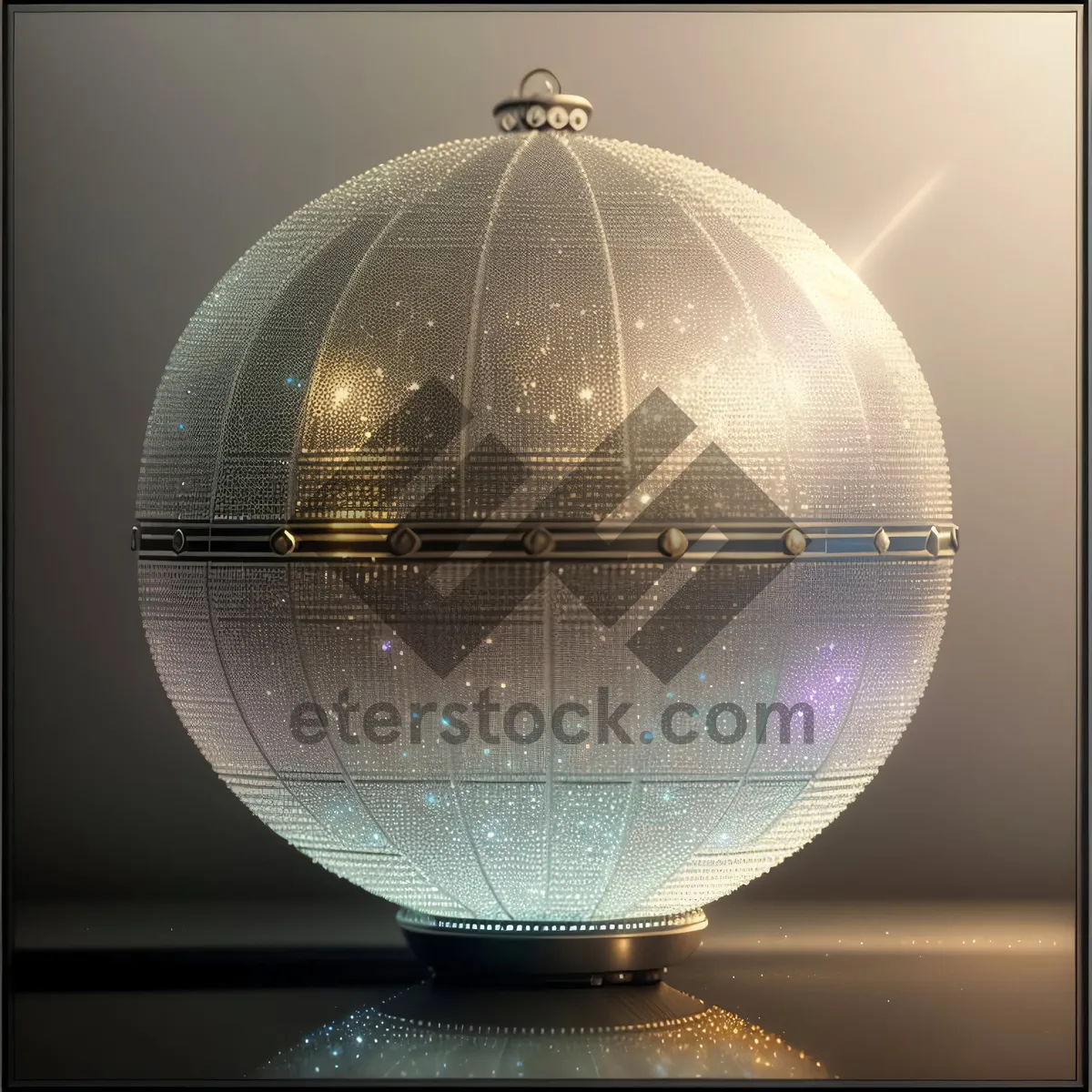 Picture of Festive Shiny Globe Ball for Winter Celebration