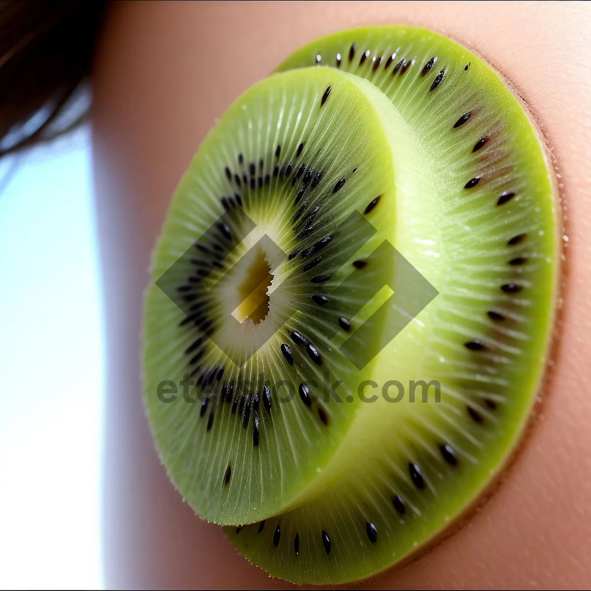 Picture of Juicy Kiwi Slice - Refreshing and Nutritious Tropical Fruit Dessert