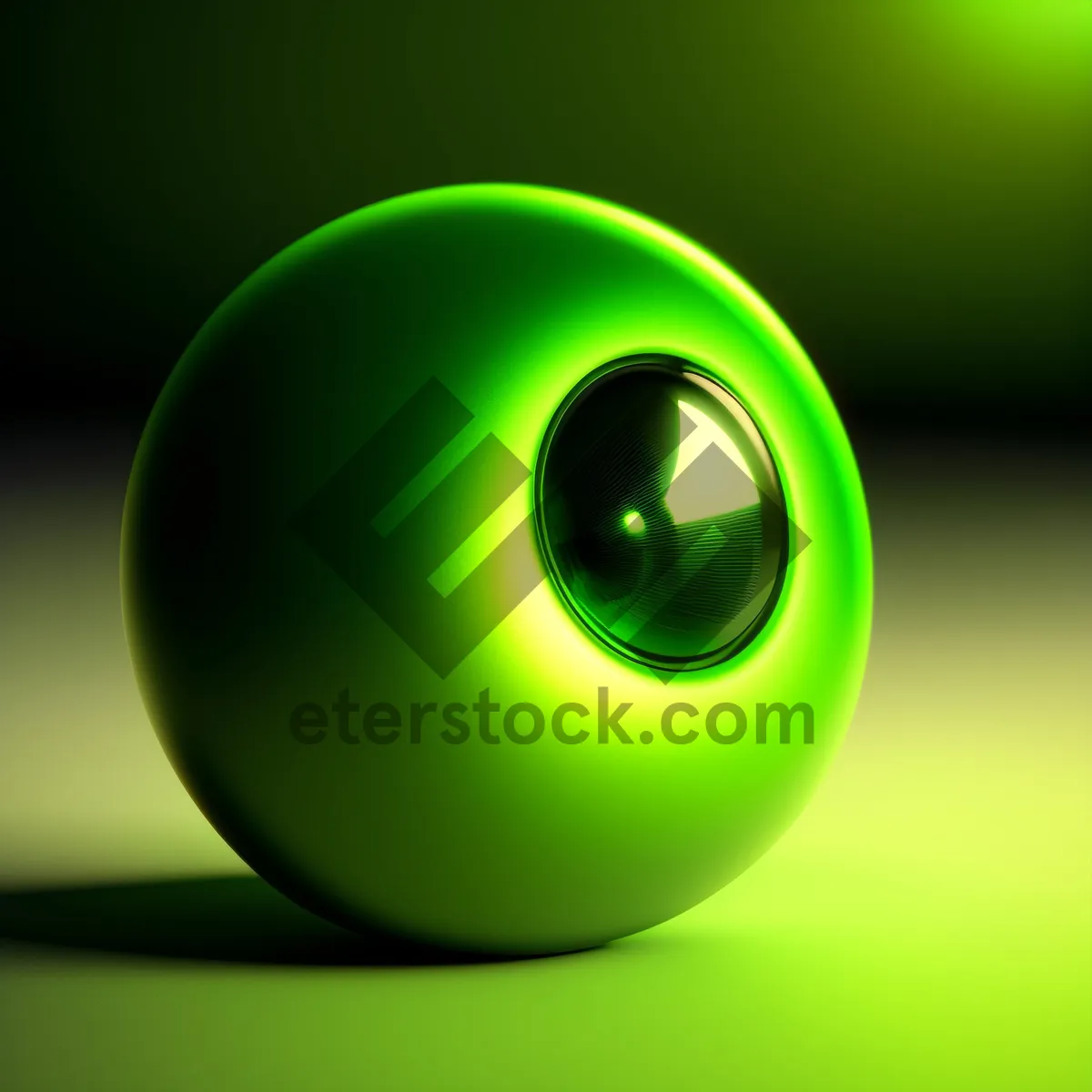 Picture of Modern Shiny Round Glass Button Icon