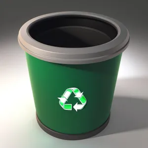 Empty Coffee Mug in Bin