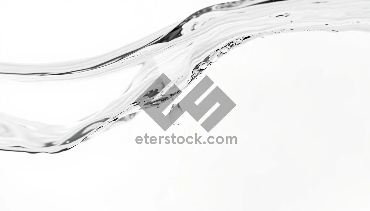 Picture of Futuristic digital fractal design with smooth flowing lines