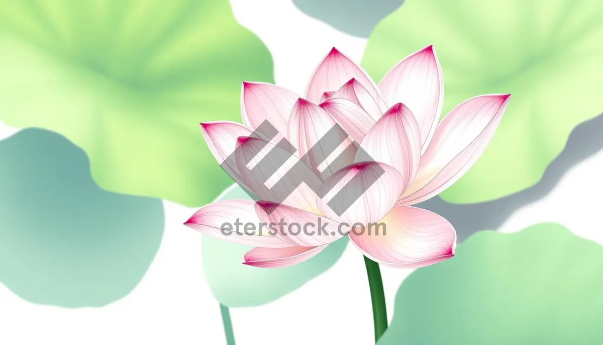 Picture of Colorful Lotus Flower Petal Wallpaper