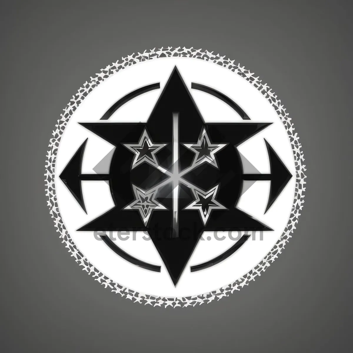 Picture of Sleek and Stylish Round Button Icon