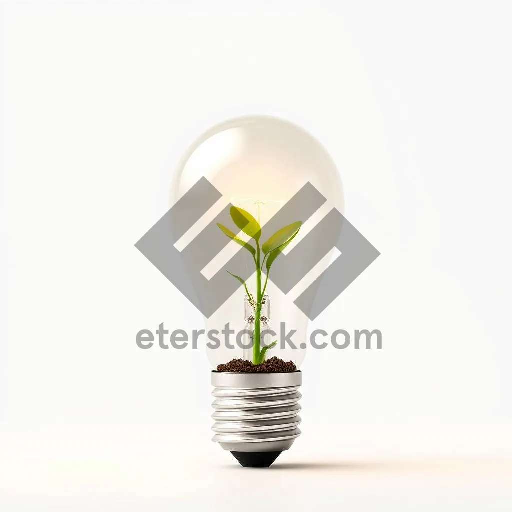 Picture of Innovative Glass Light Bulb Creating Energy