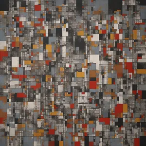 Modern City Mosaic Pattern Design