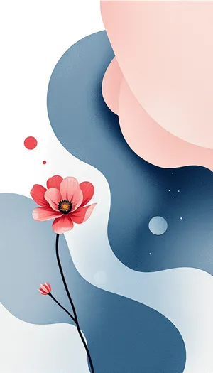 Floral Heart Love Pattern Decoration Retro Image