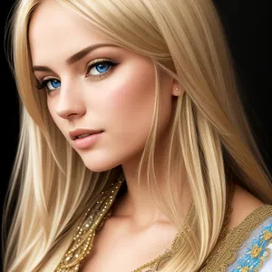 Blonde Beauty: Sensually Flawless Fashion Portrait