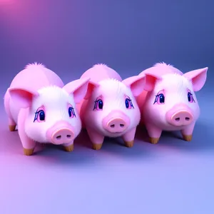 Pink Ceramic Piggy Bank - Saving Money and Growing Wealth