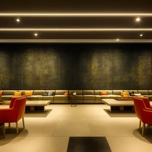 Modern Classroom Interior with Stylish Furniture