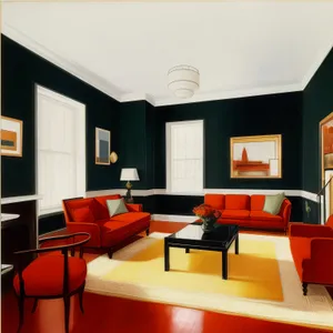 Elegant Modern Living Room with Cozy Fireplace