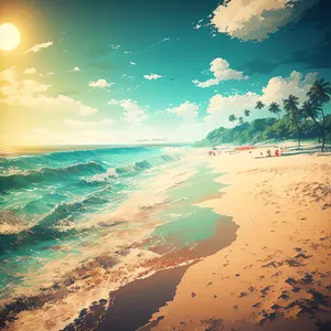 Sunny Beach Bliss: Serene Coastline Escape by the Ocean!