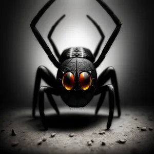 Black Widow Spider: Iconic Arachnid Invertebrate Symbol