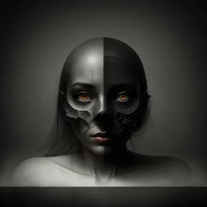 Masked Horror: Fear in the Eyes