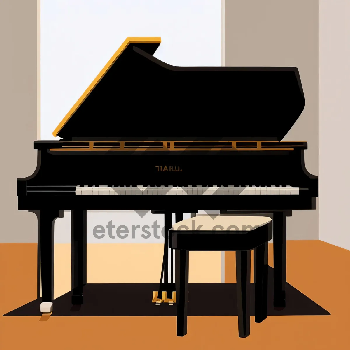 Picture of Grand Piano Keyboard Musical Instrument Keys Music Concept