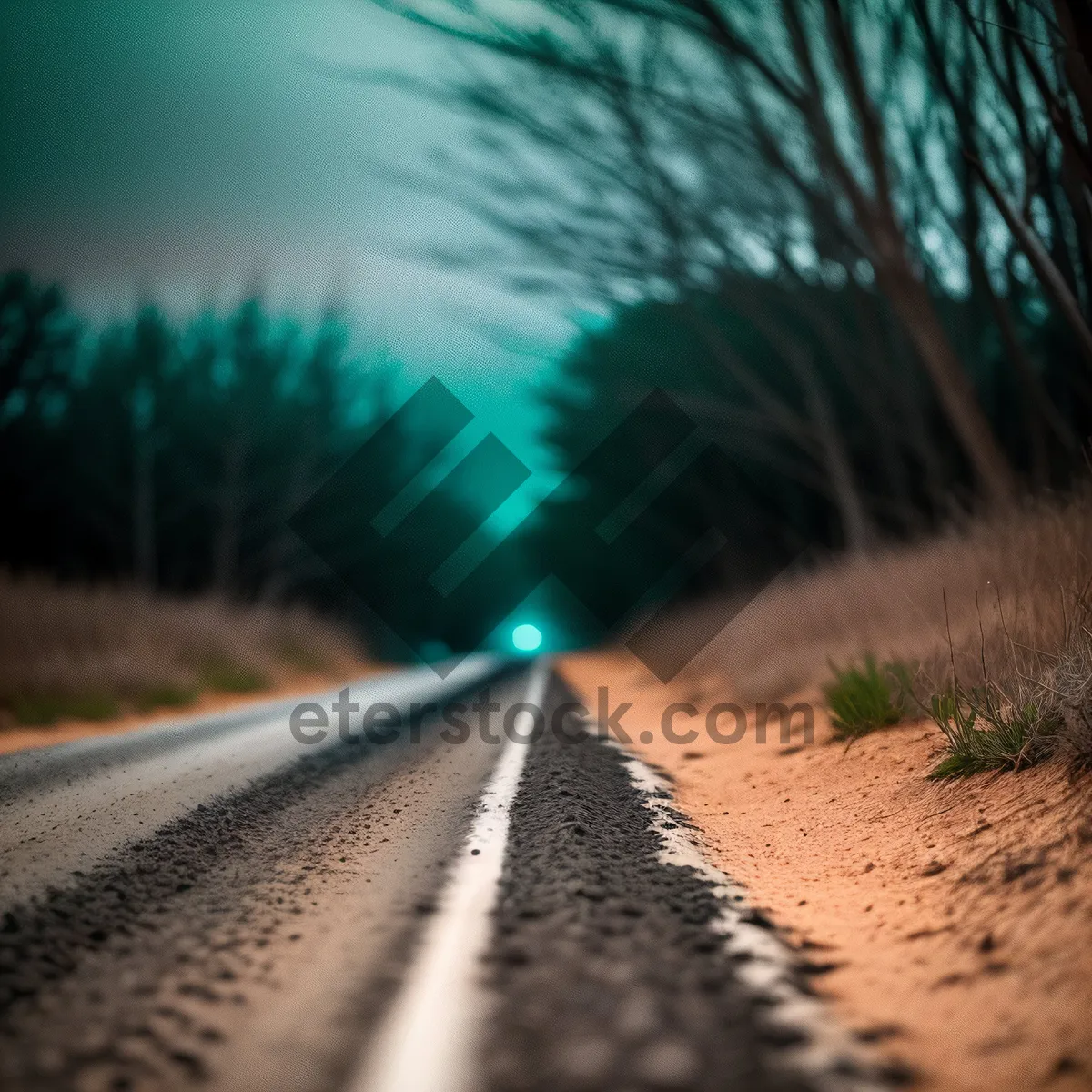 Picture of Scenic Country Highway with Endless Skyline