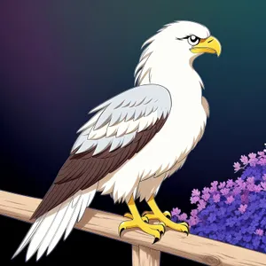 Graceful Flight: Majestic Eagle Spreading its Wings