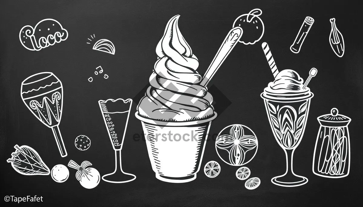 Picture of Black Ice Art Graphic Design