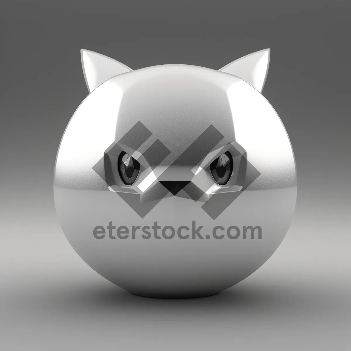 Picture of 3D Cartoon Icon Design: Sphere Ball Symbol