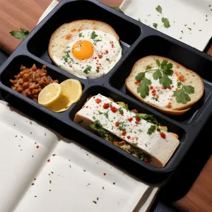 Delicious Gourmet Salad Plate with Fresh Vegetables