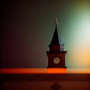 Old Cathedral Bell Tower in Historic City