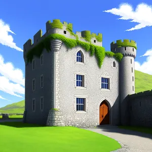 Ancient Medieval Fortress - Towering Stone Castle