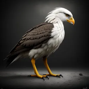 Wild Gull with Majestic Wings