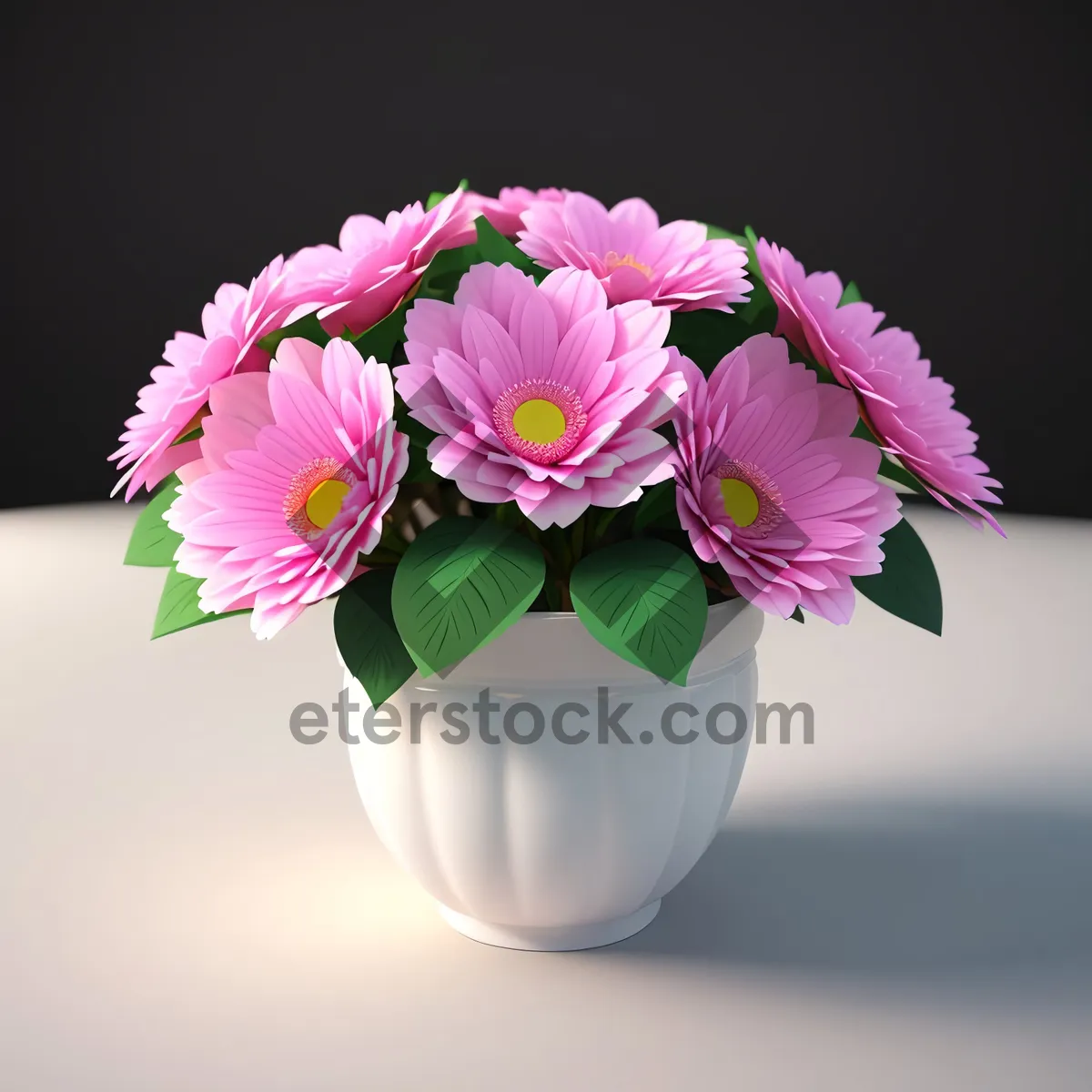 Picture of Vibrant Blooms: A Burst of Pink Floral Beauty