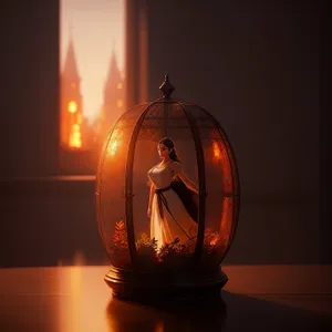 Glowing Jack-o'-Lantern Decoration for Autumn Celebration
