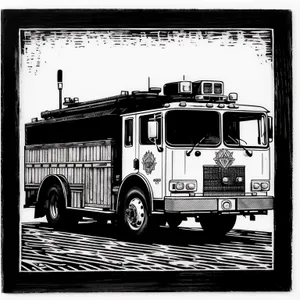 Road Transportation: Truck, Bus, Car, Fire Engine
