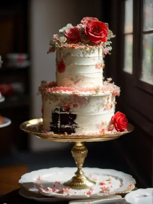 Delicious Dessert Delight on a Festive Table