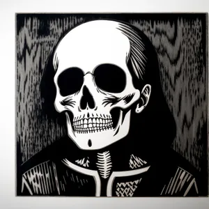 Pirate's Death Mask - Black Ski Mask with Scary Disguise