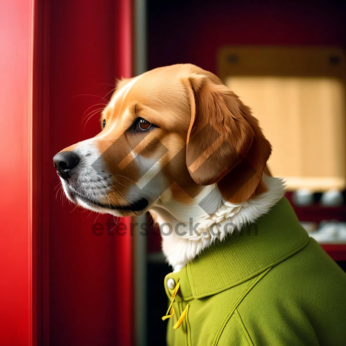 Picture of Adorable Beagle Puppy - Hunting Dog