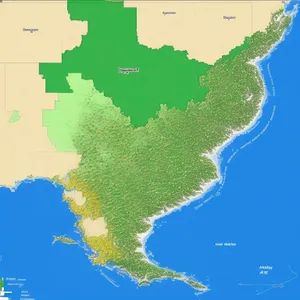 Global Map Atlas: Earth's Continents and Oceans