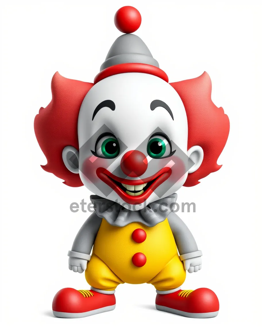 Picture of Happy baby hen cartoon clip art character