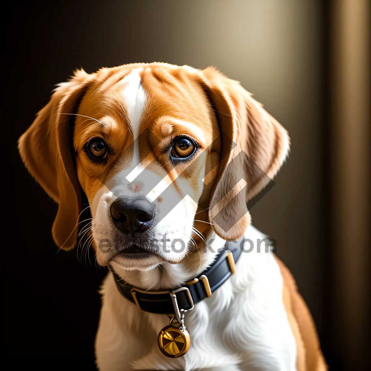 Picture of Adorable Beagle Puppy - Purebred Canine Friend