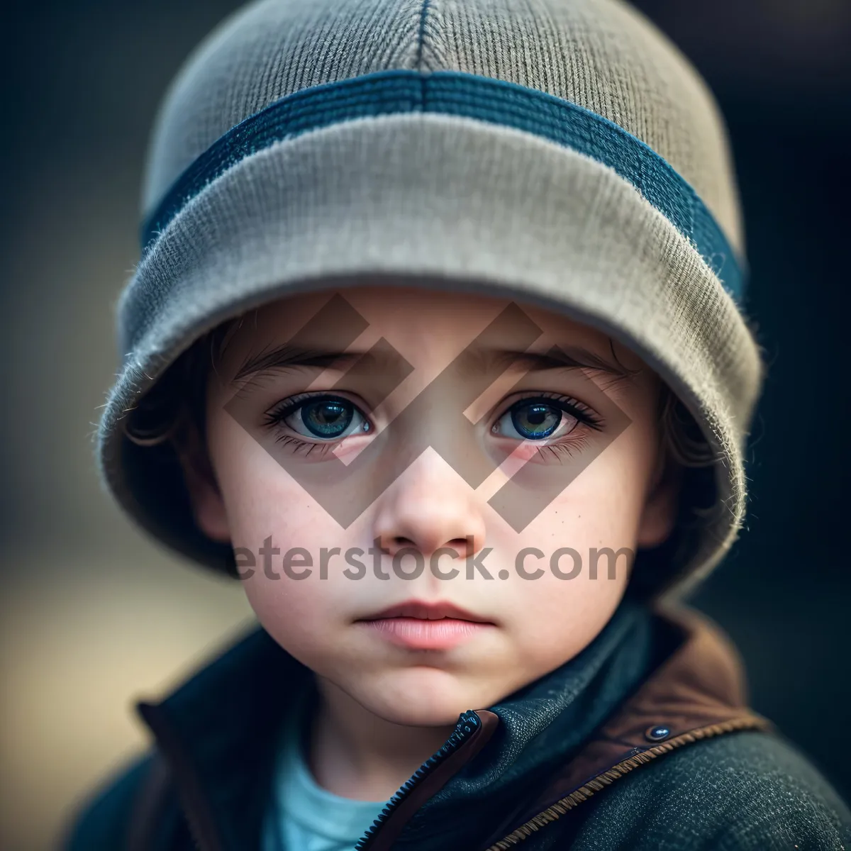 Picture of Joyful Toddler Boy with Adorable Smile