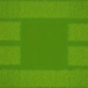 Grunge Greenery: Textured Burlap Wallpaper with Halftone Grass Pattern