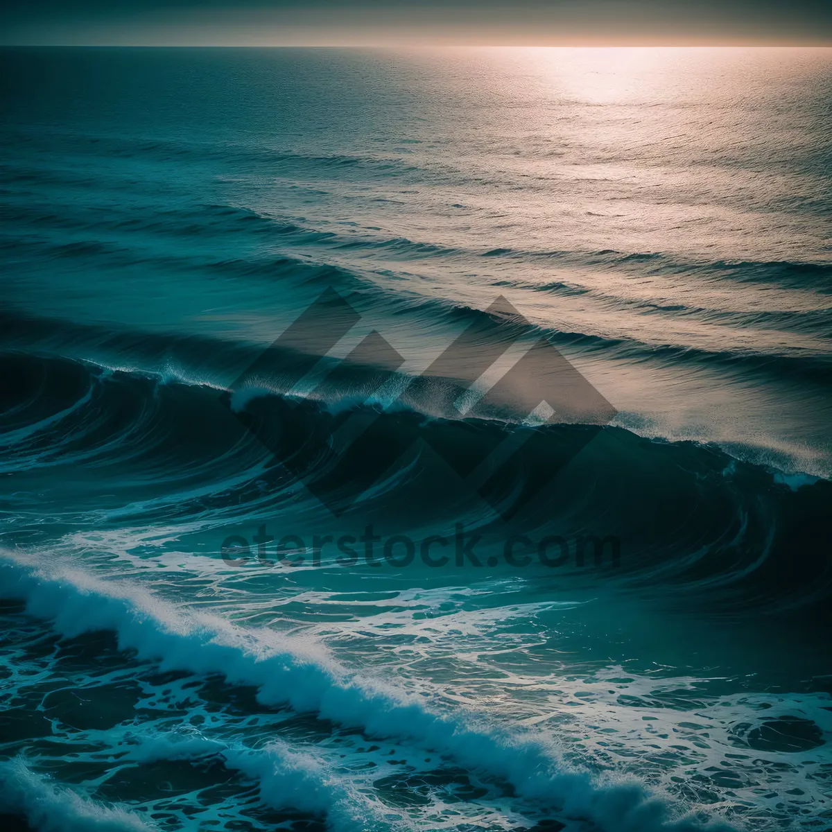 Picture of Serene Summer Sunset over Tropical Sea