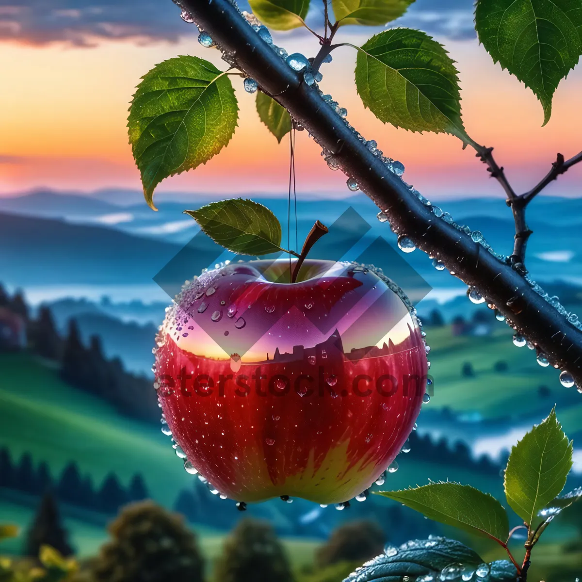 Picture of Organic Cherry: Fresh and Juicy Sweet Berry