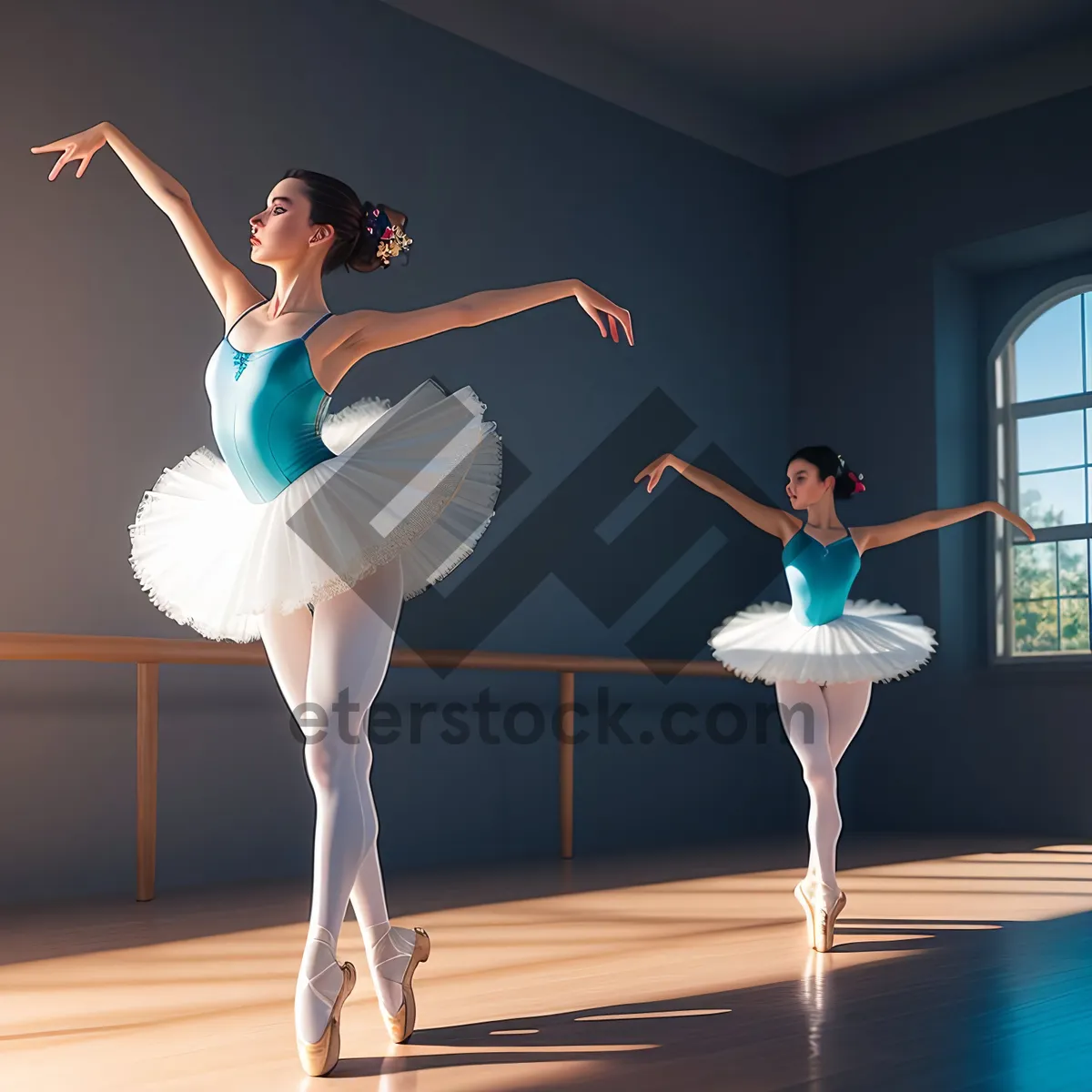 Picture of Ballet Beauty Strikes a Pose in Studio