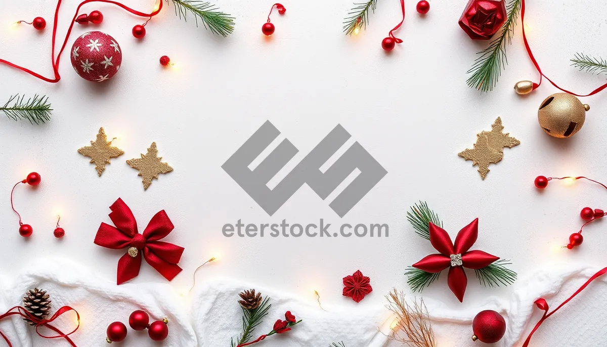 Picture of Floral Holiday Celebration Wallpaper Pattern