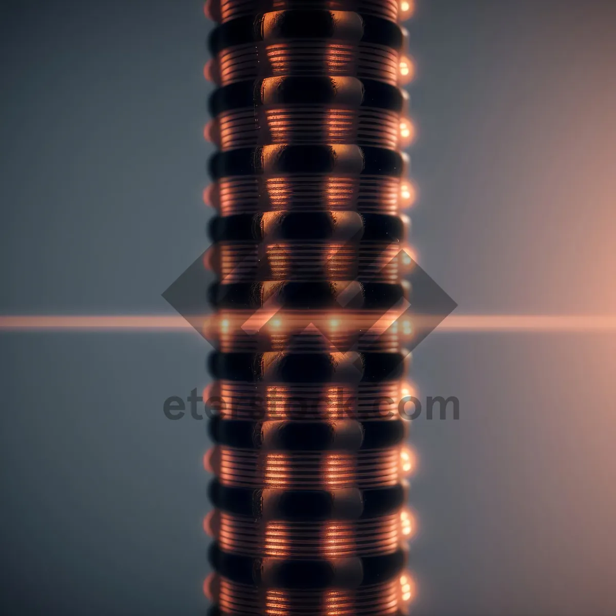 Picture of Financial Growth: Stacked Coins in a Coil Structure