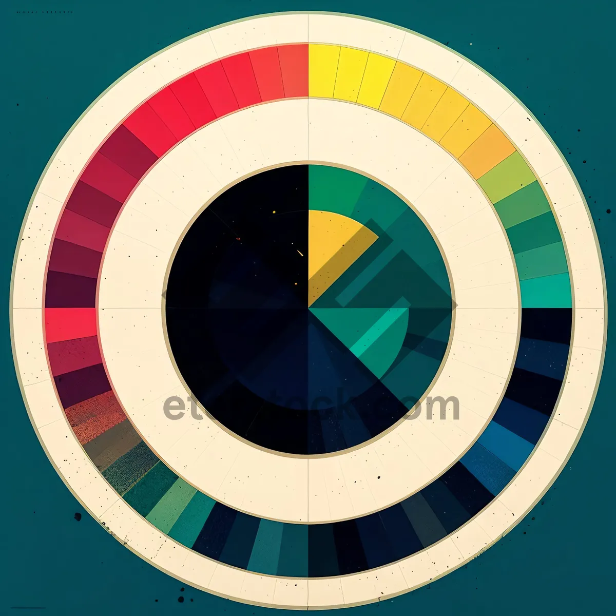 Picture of Circular 3D Symbol Button