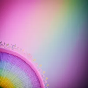 Hippie Shiny Fractal Art - Bright Pink Graphic Design
