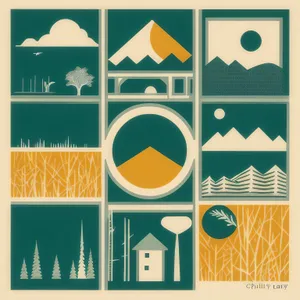 Design Icon Set: Artful Graphic Symbols for Letterheads